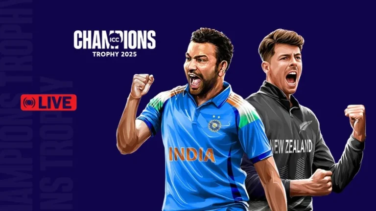 IND vs NZ Final न्यूझीलंडचं भारतासमोर विजयासाठी 252 धावांचं आव्हान