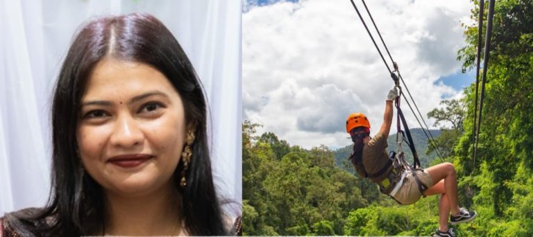 झिपलाईन करताना 28 वर्षीय तरुणीचा मृत्यू; आई, आजीला मोठा धक्का