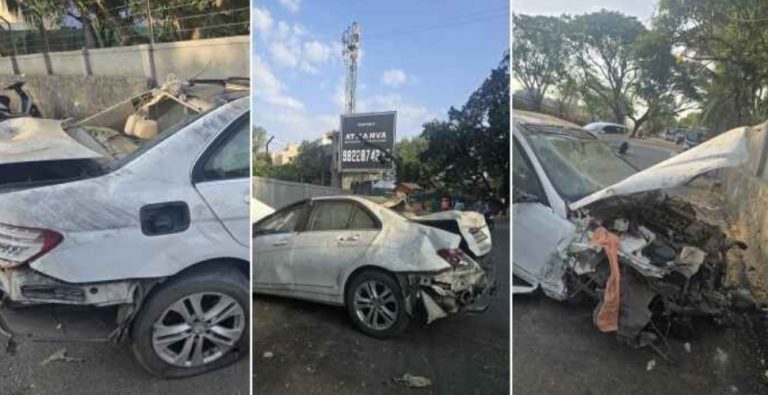 पुण्यात पुन्हा ‘हिट अँड रन’; ‘मर्सिडीज’ने दुचाकीस्वाराला उडवलं, तरुणाचा मृत्यू