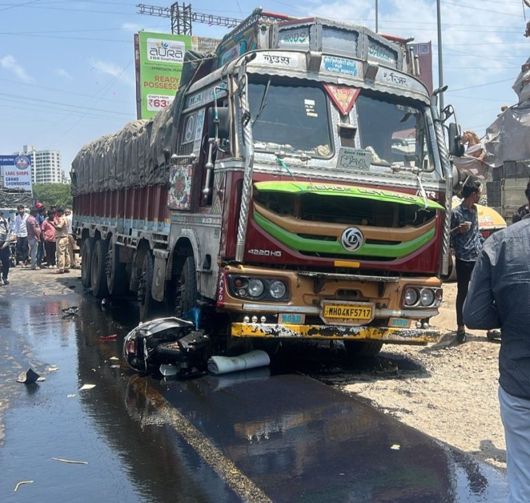 नवले ब्रिजवर पुन्हा अपघात; ट्रेलरचा ब्रेक फेल, एकाचा मृत्यू