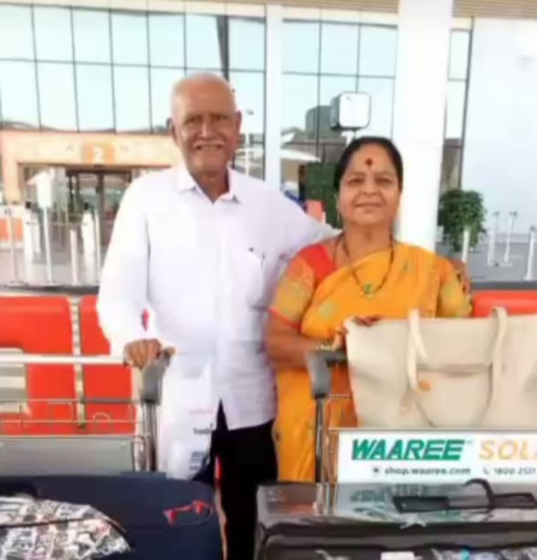 पहिल्यांदा लंडनला मुलाच्या भेटीला निघालेले आई-वडील विमान अपघातात मृत्यू…