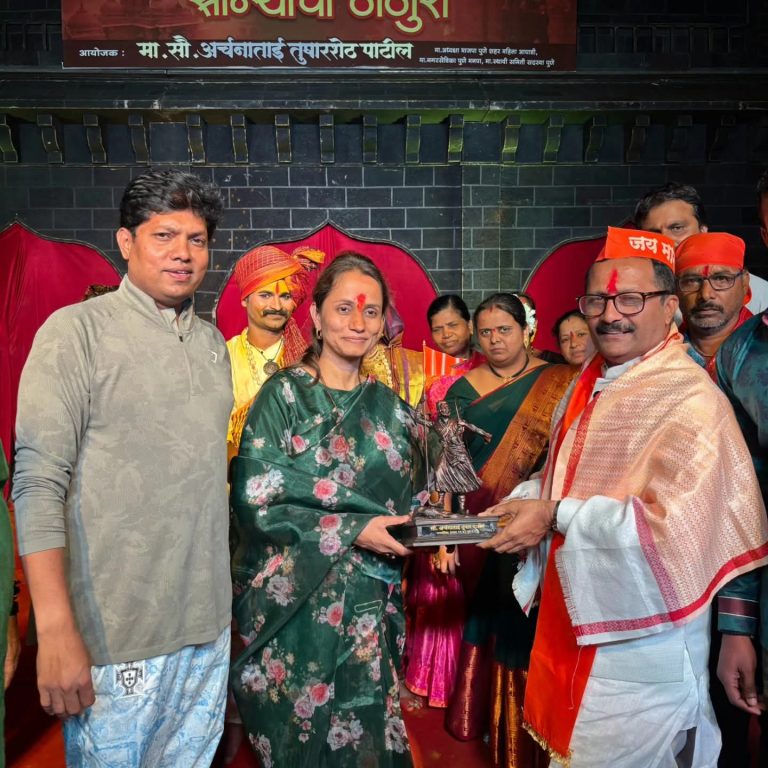 मार्तंड भैरव खंडोबाच्या विवाह सोहळ्याच्या भव्य जिवंत देखाव्यास आमदार हेमंत रासने यांची उपस्थिती