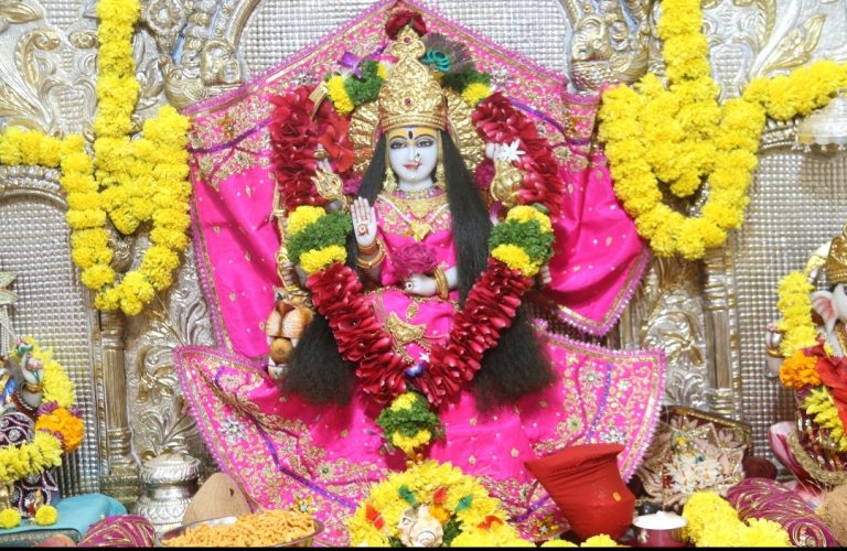 सुखसागर येथील श्री अंबामाता मंदिरात नवरात्रौत्सवाची भक्तिमय तयारी