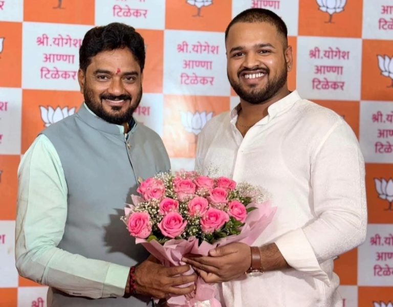 यशराज टिळेकर यांची भाजप युवा मोर्चाच्या उपाध्यक्षपदी निवड