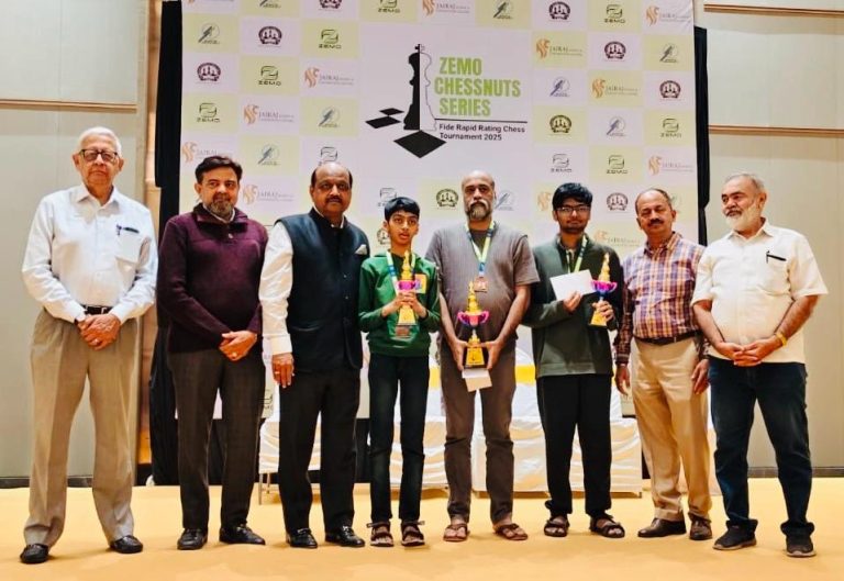 जयराज स्पोर्ट्स अँड कन्व्हेन्शन सेंटर च्या वतीने आयोजित ZEMO Chess Nuts Series