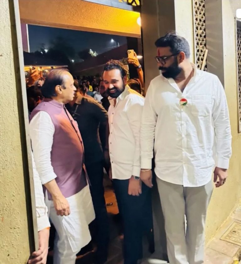 भोसरीचे आमदार विलास शेठ लांडे यांच्या घरी उपमुख्यमंत्री अजित पवारांची भेट