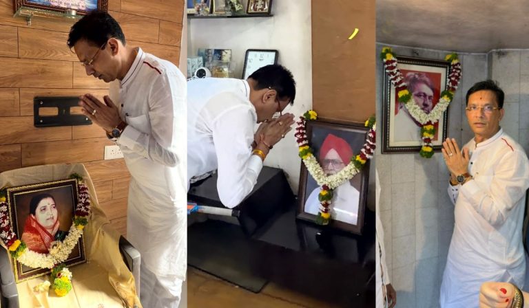 राजकारणा पलीकडची जिव्हाळ्याची नाती! गणेश बिडकरांकडून राजपाल, थोपटे अन् बारणे कुटुंबीयांची भेट