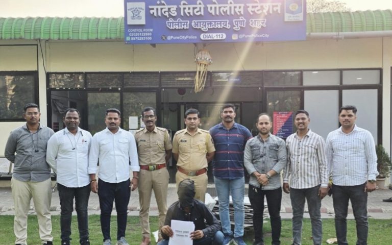 नांदेडसिटी पोलिसांची मोठी कारवाई; तीन महिन्यांपासून फरार सराईत गुन्हेगार अटकेत