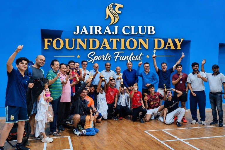 जयराज स्पोर्ट्स कन्व्हेन्शन सेंटरचा वर्धापन दिन क्रीडा स्पर्धांनी उत्साहात