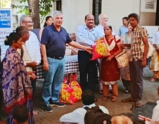 450 दृष्टीबाधितांना  दिवाळी शिधा वाटप